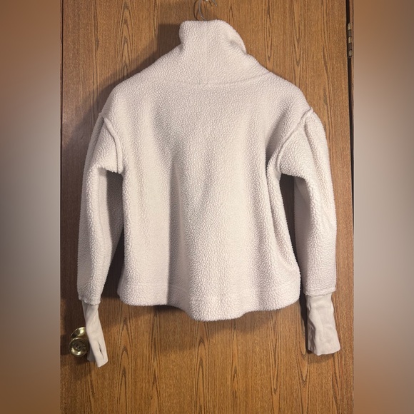 Free People Poppy Sherpa Quarter Zip Pullover - Picture 4 of 4
